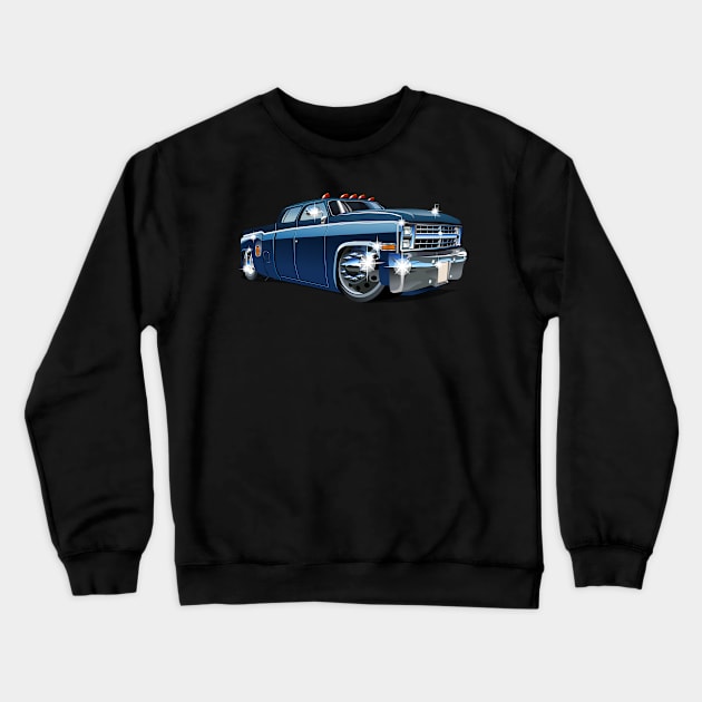 cartoon lowrider Crewneck Sweatshirt by Mechanik